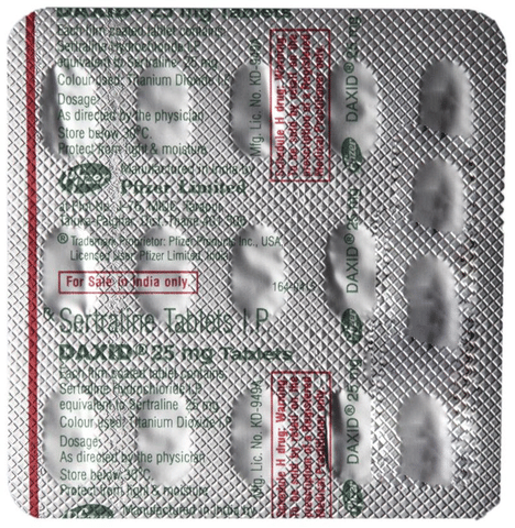 Daxid 25mg Tablet image
