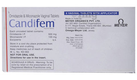 Candifem  Vaginal Tablet image