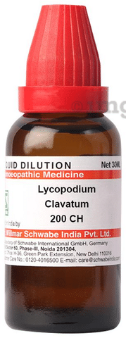 Dr Willmar Schwabe India Lycopodium Clavatum Dilution 200 CH Buy