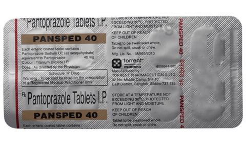 Pansped 40 Tablet image