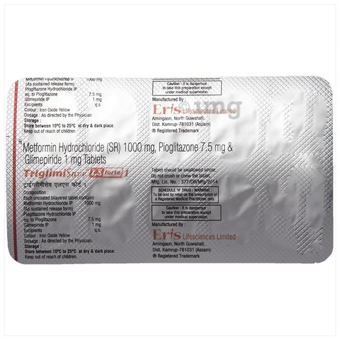 Triglimisave LS Forte 1 Tablet SR image