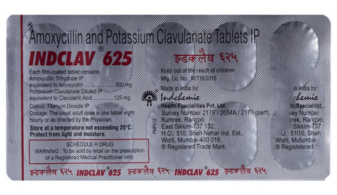 Indclav 625 Tablet image Indclav 625 Tablet image