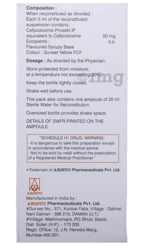 Monocef-O 50 Oral Suspension image Monocef-O 50 Oral Suspension image