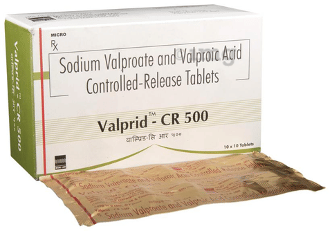 Valprid CR 500 Tablet image