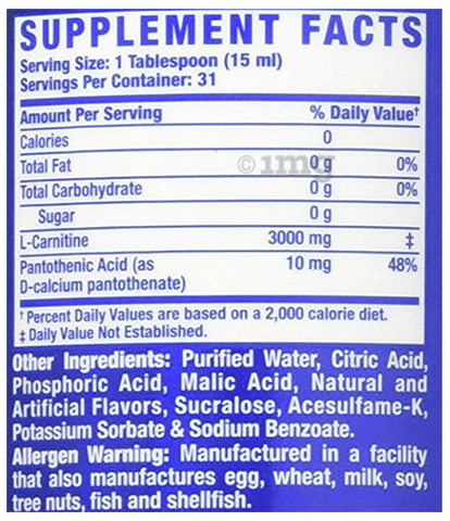 dose of l carnitine injection LEVOCARNITINE INJECTION, USP1 g per 5 mL vial and 4 g per 20 mL vialFOR  INTRAVENOUS USE ONLYRx Only