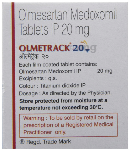 Olmetrack 20 Tablet image