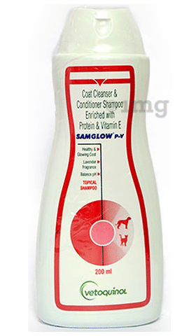 Vetoquinol Samglow P-V Shampoo (For Pets): Buy bottle of 200 ml Shampoo at  best price in India | 1mg