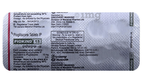 Piokind 15 Tablet image