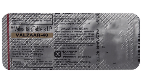 Valzaar 40 Tablet image