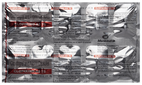 Clopikind-AS 75 Capsule image
