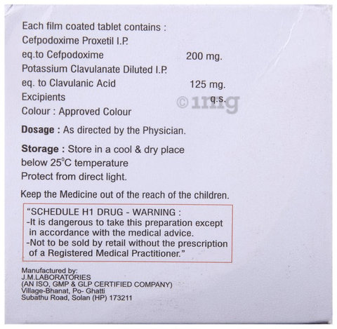 Foxycef-CV Tablet image