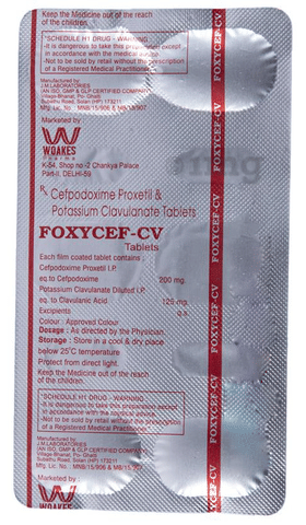 Foxycef-CV Tablet image