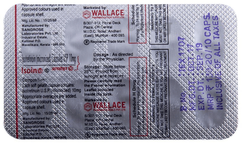 Isoin 10 Capsule image