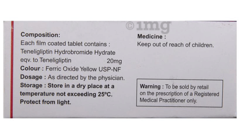 Teneliglip 20 Tablet image Teneliglip 20 Tablet image