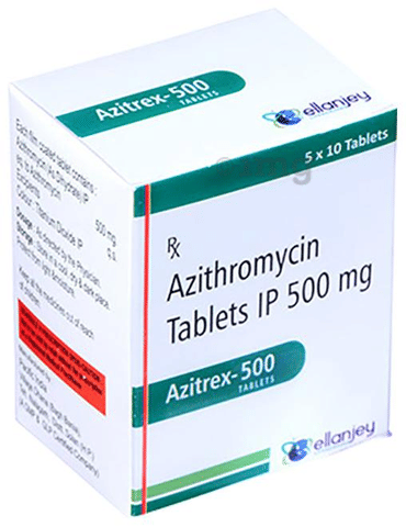 Azitrex 500 Tablet image