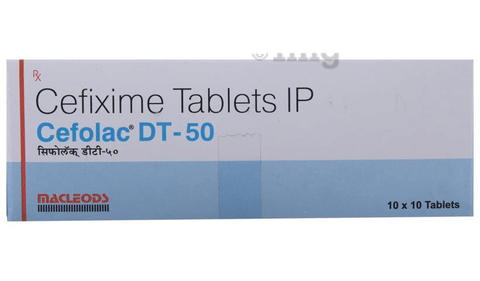 Cefolac DT 50 Tablet image