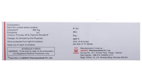 Megazolid 600 Tablet image