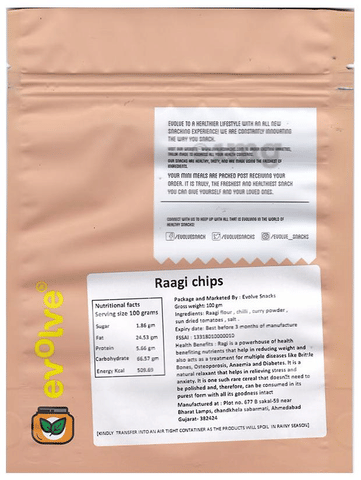 Evolve Raagi Chips image Evolve Raagi Chips image
