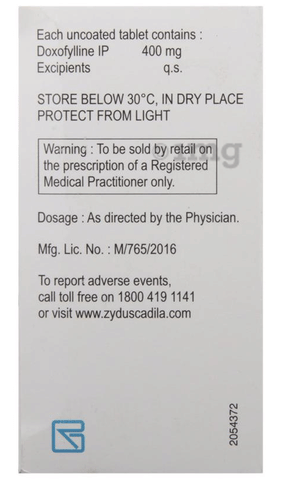 Doxolin 400mg Tablet image
