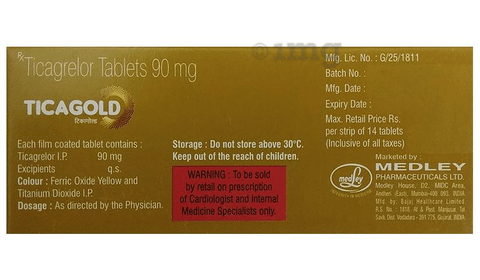 Ticagold Tablet image