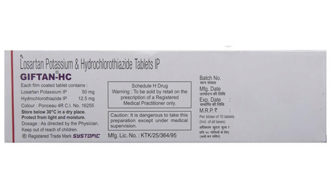Giftan-HC Tablet image