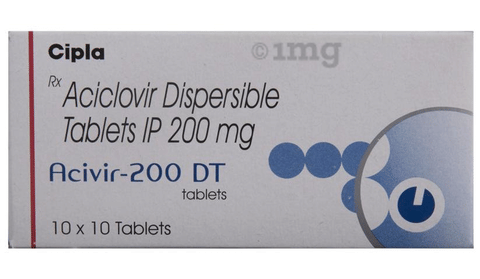 Acivir 200 DT Tablet image
