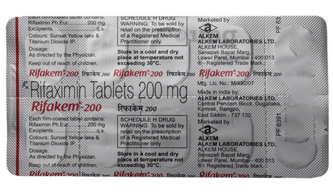 Rifakem 200 Tablet image