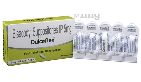 Dulcoflex 5mg Suppository for Children | Eases Constipation image