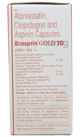 Ecosprin Gold 10 Capsule image Ecosprin Gold 10 Capsule image