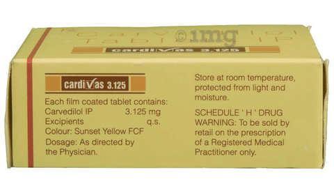 Cardivas 3.125 Tablet image