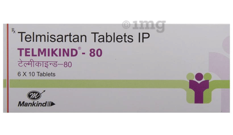 Telmikind 80 Tablet image Telmikind 80 Tablet image