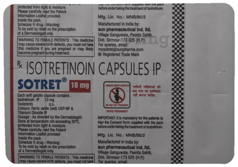 Sotret 10mg Capsule image