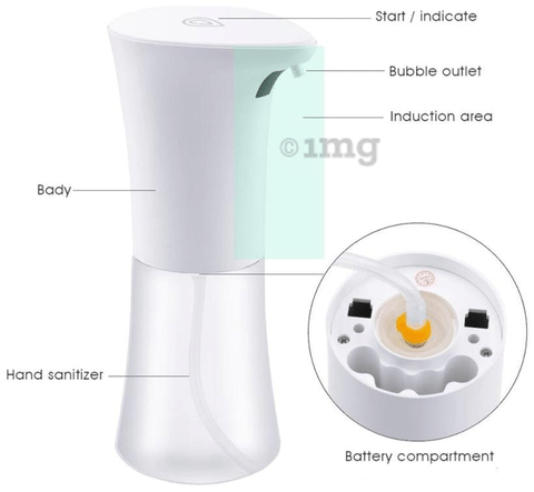 Foam deals sanitizer dispenser
