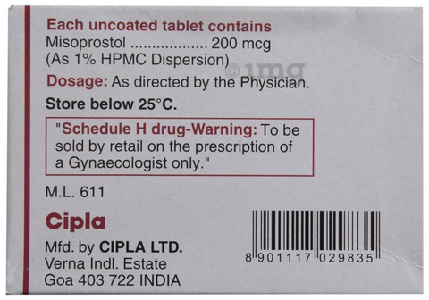 Misoprost 200 Tablet image