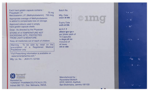 Pregalin M 75 Capsule