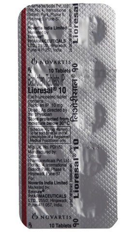 Lioresal 10 Tablet image
