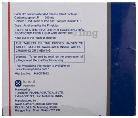 Carbatol CR 200 Tablet image