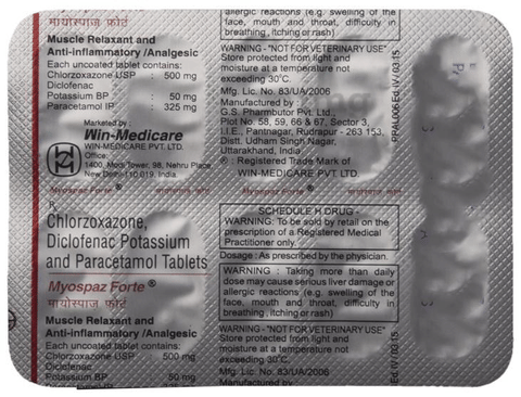 Myospaz Forte Tablet image