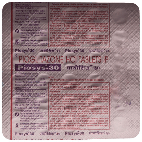 Piosys 30 Tablet image