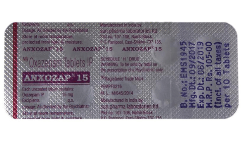 Anxozap 15 Tablet image