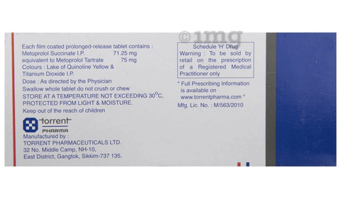 MetoCARD XL 75 Tablet image MetoCARD XL 75 Tablet image