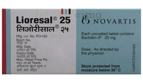 Lioresal 25 Tablet image