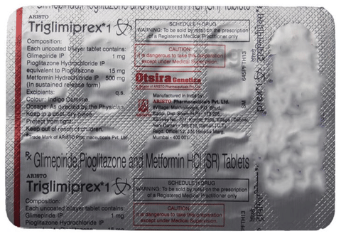 Triglimiprex 1 Tablet SR image