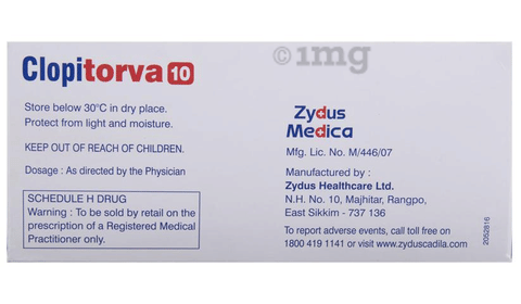 Clopitorva 10 Capsule image
