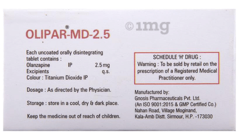 Olipar-MD 2.5 Tablet image Olipar-MD 2.5 Tablet image