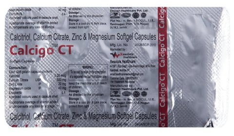 Calcigo CT Softgel Capsules image