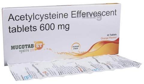 Mucotab ET Tablet Orange Sugar Free image Mucotab ET Tablet Orange Sugar Free image