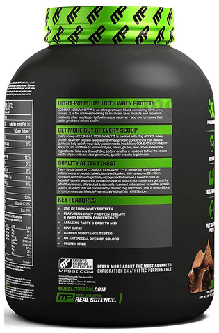 Muscle Pharm Combat 100 Whey Protein Powder Chocolate Milk Buy box of 5 0 lb Powder at in India