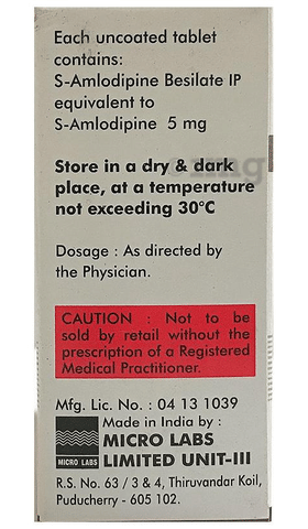 S-Amlong 5 Tablet image