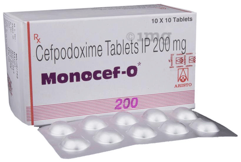 Monocef-O 200 Tablet image Monocef-O 200 Tablet image
